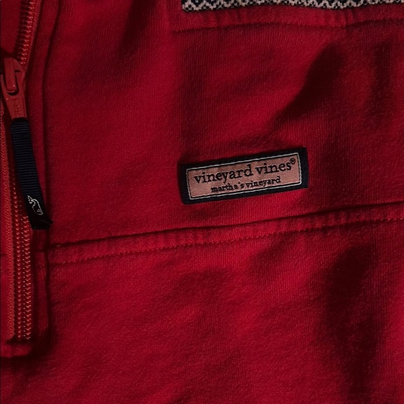 Vineyard Vines 1/4 quarter zip sweatshirt with sweater inset whale small s - Picture 4 of 17